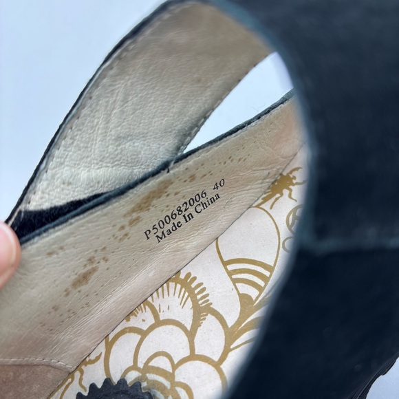 Fly London Yasi Suede Wedge Shoes - Picture 9 of 9